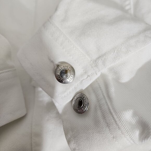 Ralph Lauren Jean Jacket 3X White - Picture 16 of 16